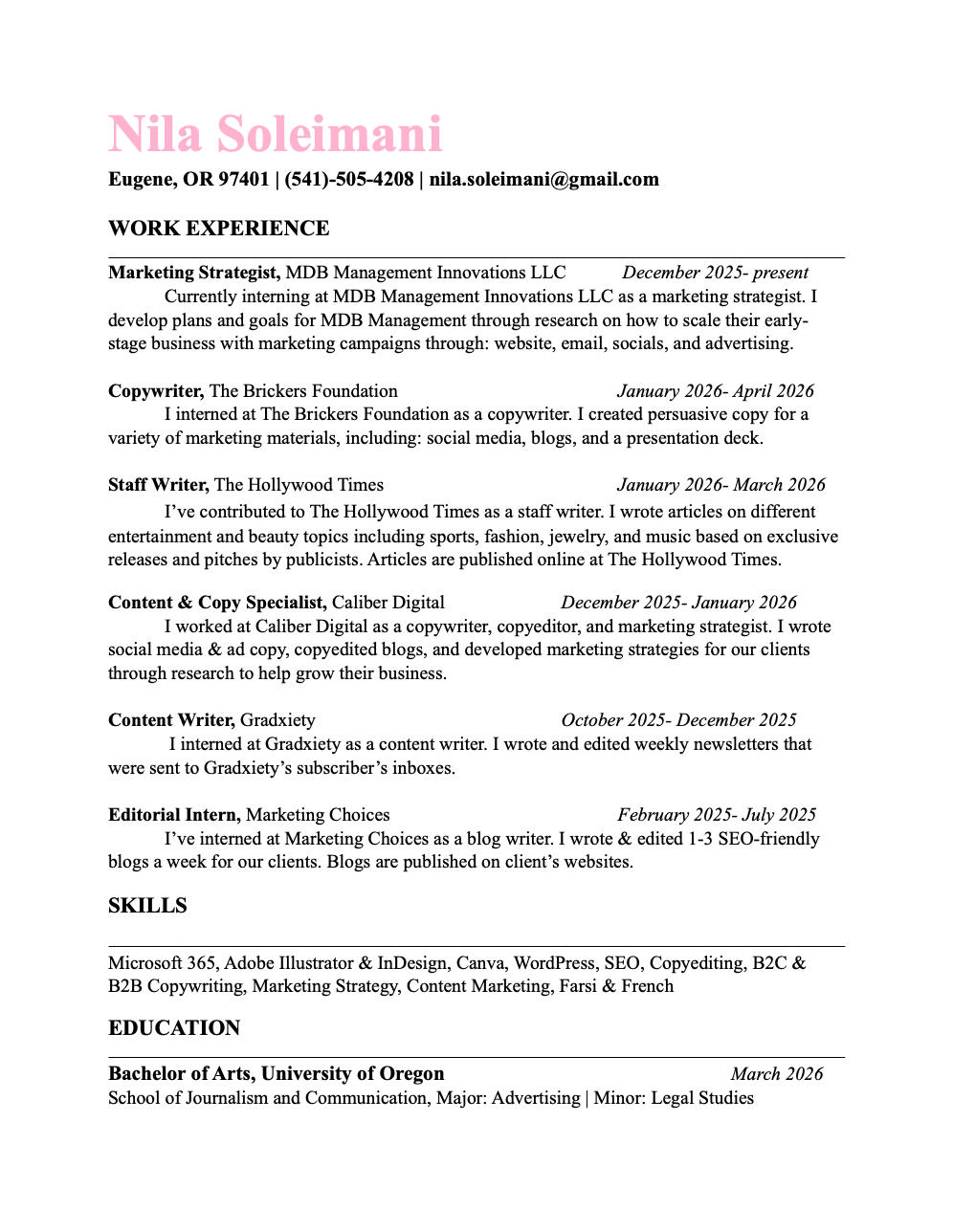 Resume